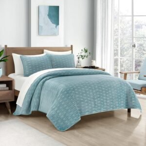 COLCHA CASTIEL 3 PZ BLUE